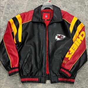 Black and Red NFL Chiefs Jacket